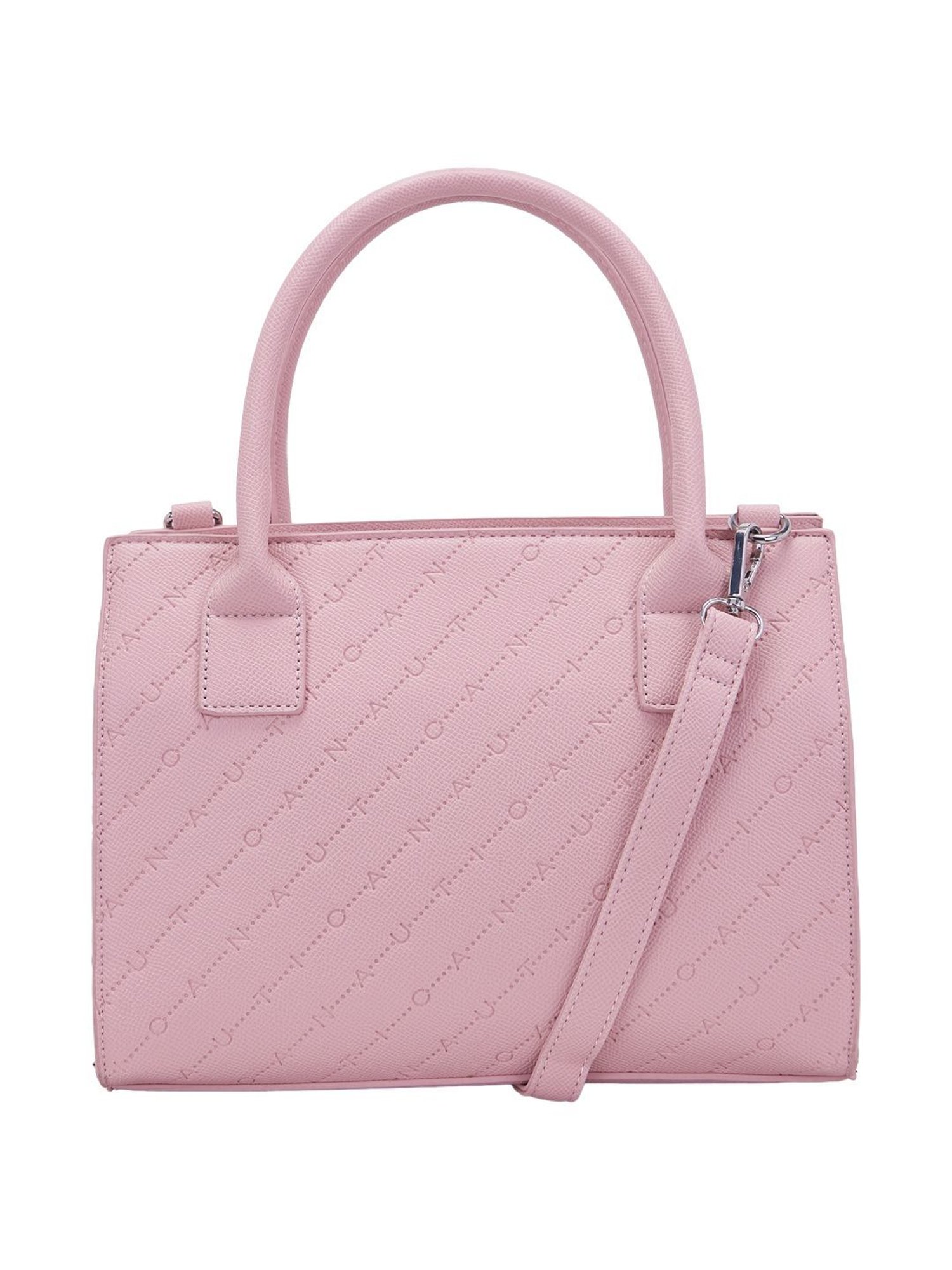 Nautica Pink Solid Medium Handbag