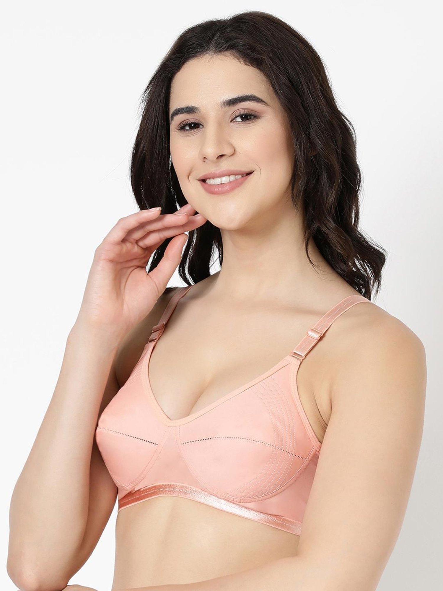 BLOSSOM Peach Medium Coverage Shaper Bra
