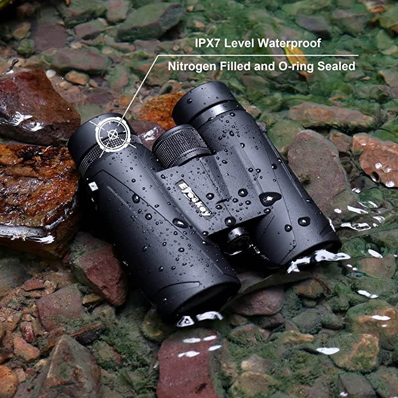 10x42 Professional Waterproof Binoculars Best Choice for Travelling Hunting Sports Games and Outdoor Activities Extremely Clear and Bright