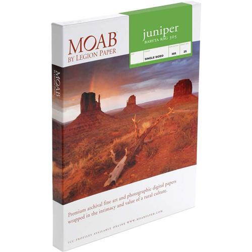 Moab Juniper Baryta Rag Glossy Fine Art Paper(24"x50' Roll) #F01-JBR3052450R