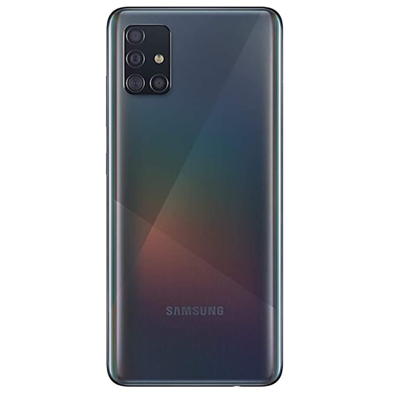 Galaxy A51 A515F 128GB DUOS GSM Unlocked Phone w/Quad Camera 48 MP + 12 MP + 5 MP + 5 MP (International Variant/US Compatible LTE) - Prism Crush Black