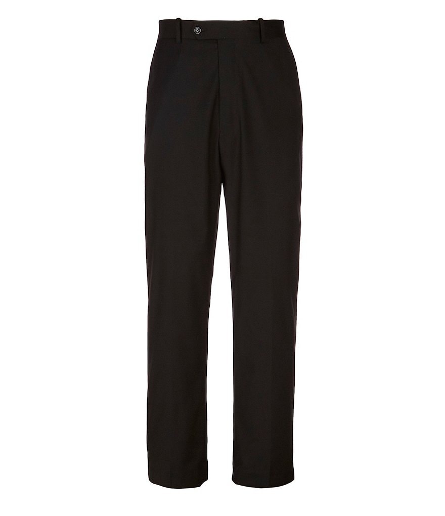 Daniel Cremieux Signature Solid Classic-Fit Flat-Front Dress Pants