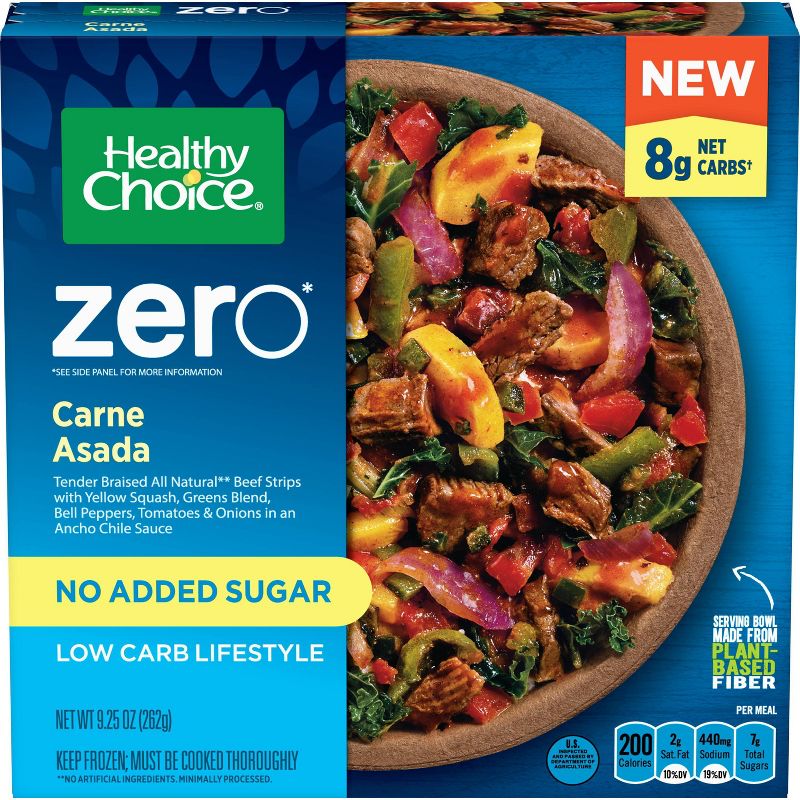 Healthy Choice Zero Added Sugar Beef Barbacoa - 9.25oz