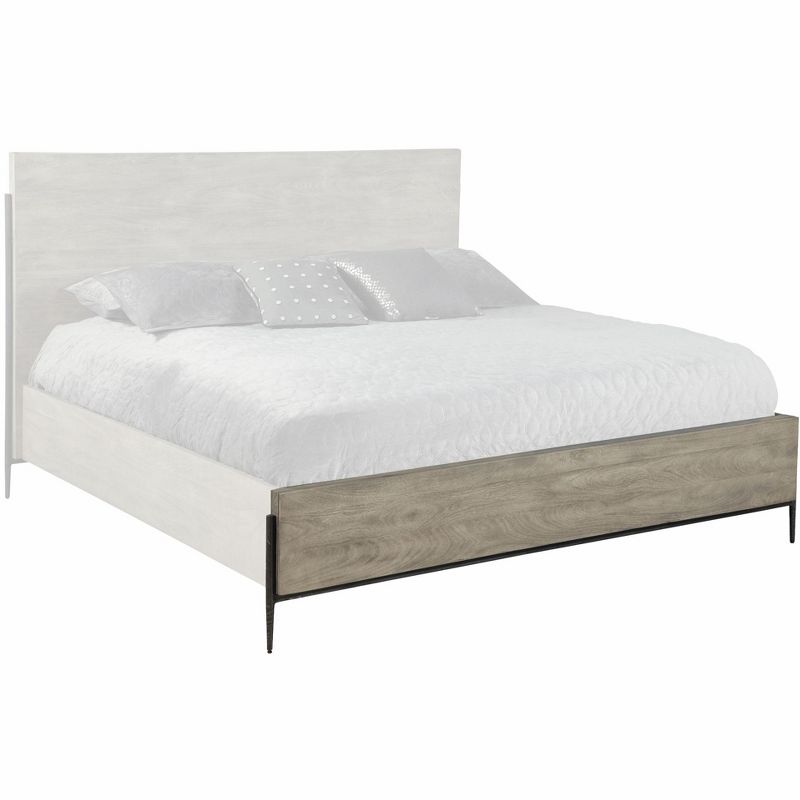 Hekman 24965F Queen Panel Foot Board Bedford Gray