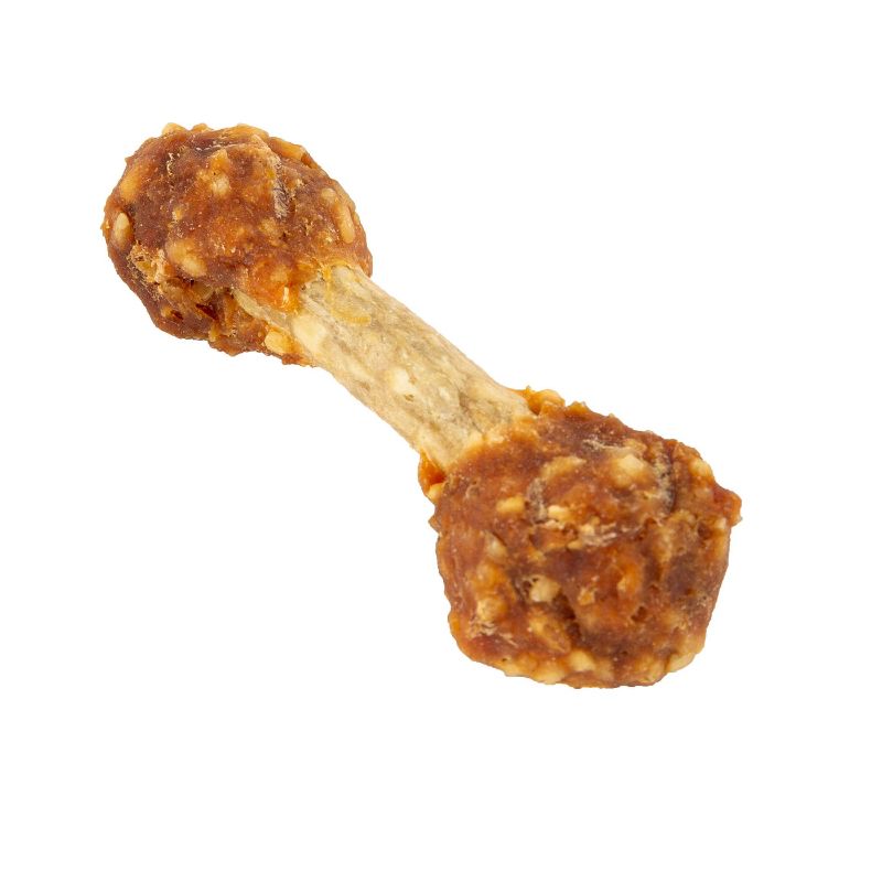 Good 'n' Fun Dumbbell Chicken Rawhide Dog Treats - 4oz