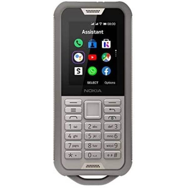 Nokia 800 Tough Dual-Sim 4GB ROM + 512MB RAM (GSM only | No CDMA) Factory Unlocked 4G/LTE Cell Phone (Desert Sand) - International Version