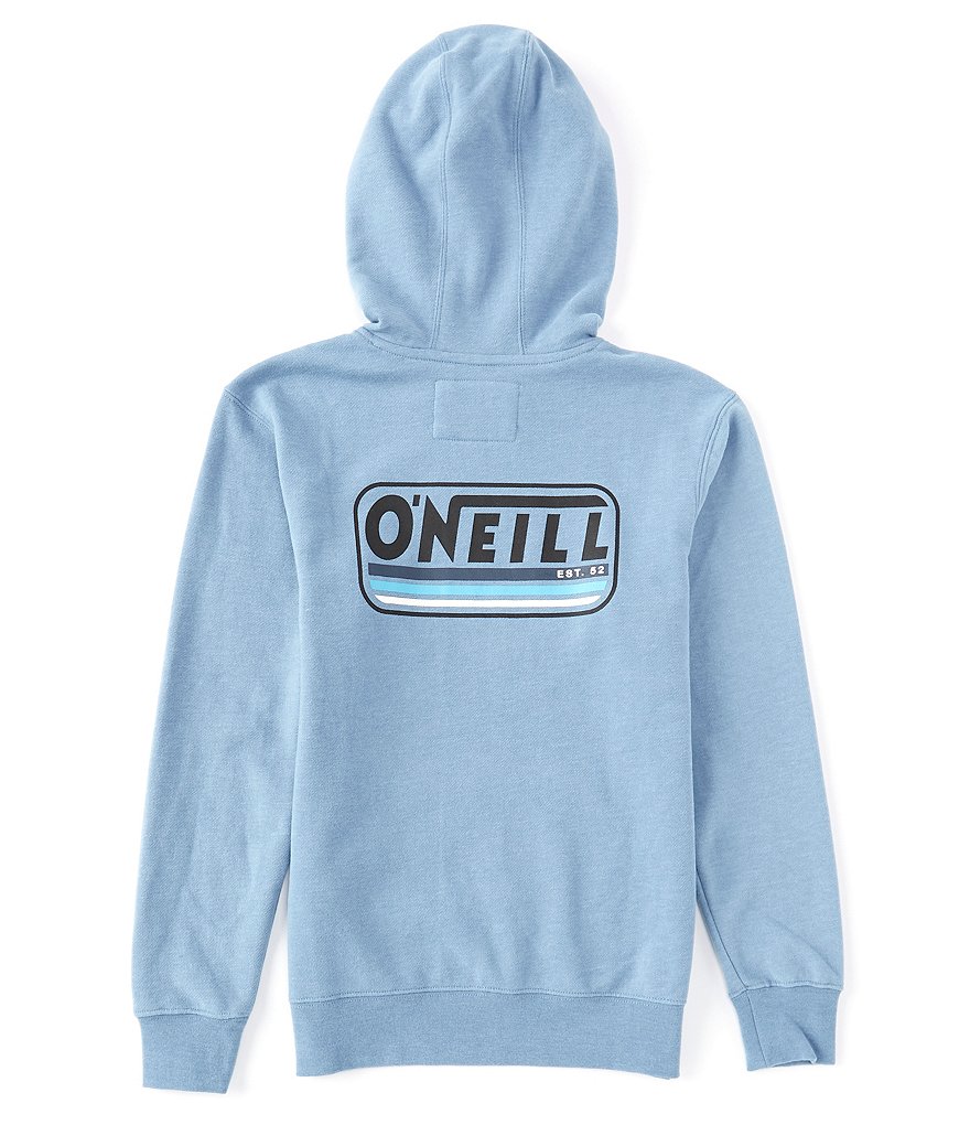 Guess Big Boys 8-16 Long-Sleeve Guess Logo Color-Block Fleece Pull-Over Hoodie