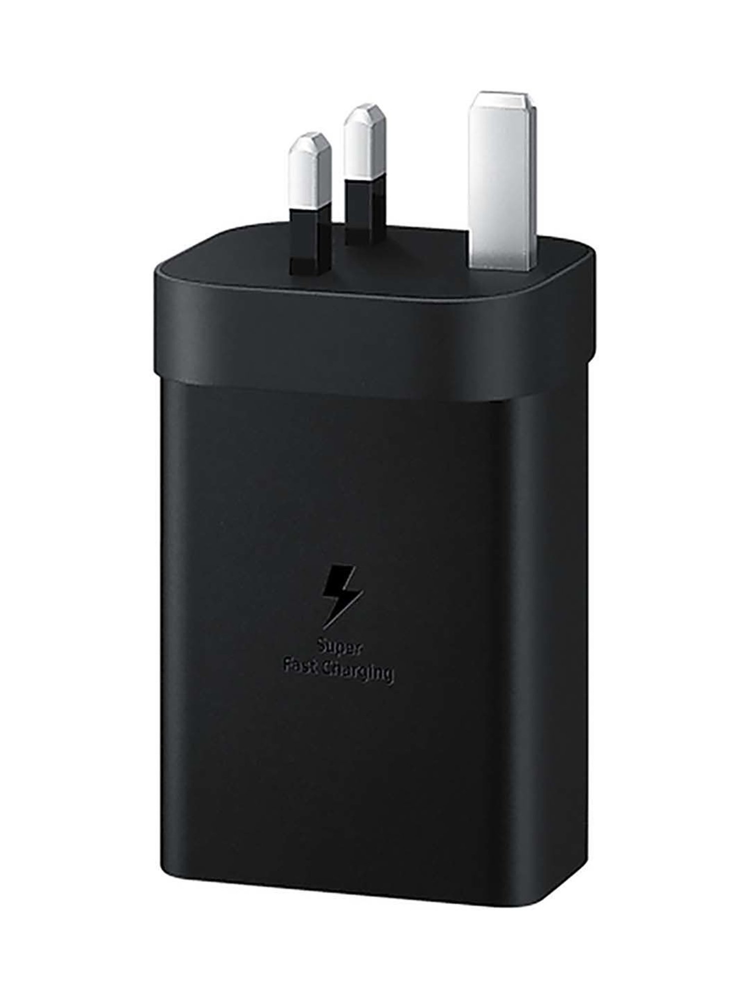 Samsung 65W Fast Charging Travel Adaptor Without Cable (EP-T6530NBNGIN, Black)