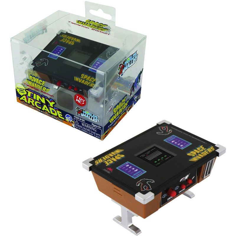 Super Impulse Tiny Arcade Miniature Video Game | Space Invaders Tabletop Edition