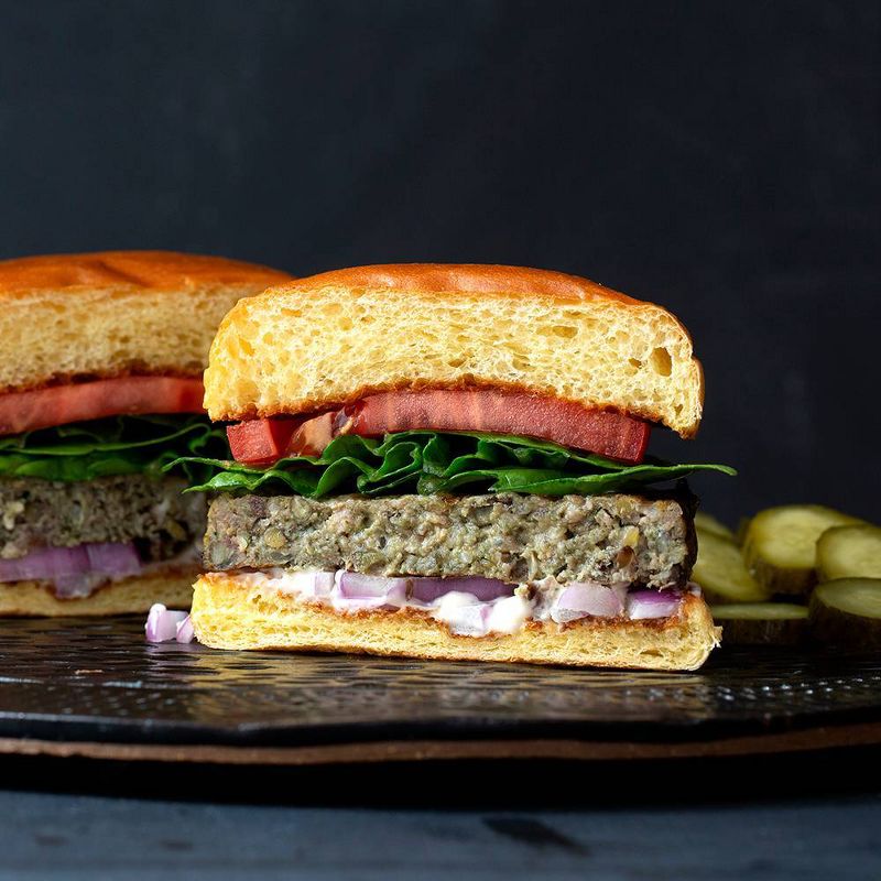 Applegate Well Carved Organic Beef & Vegetable Burgers - Frozen - 15oz