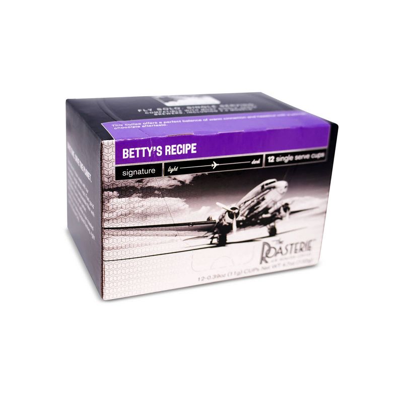 The Roasterie Betty's Medium Roast Coffee - Single Serve Cups - 12ct