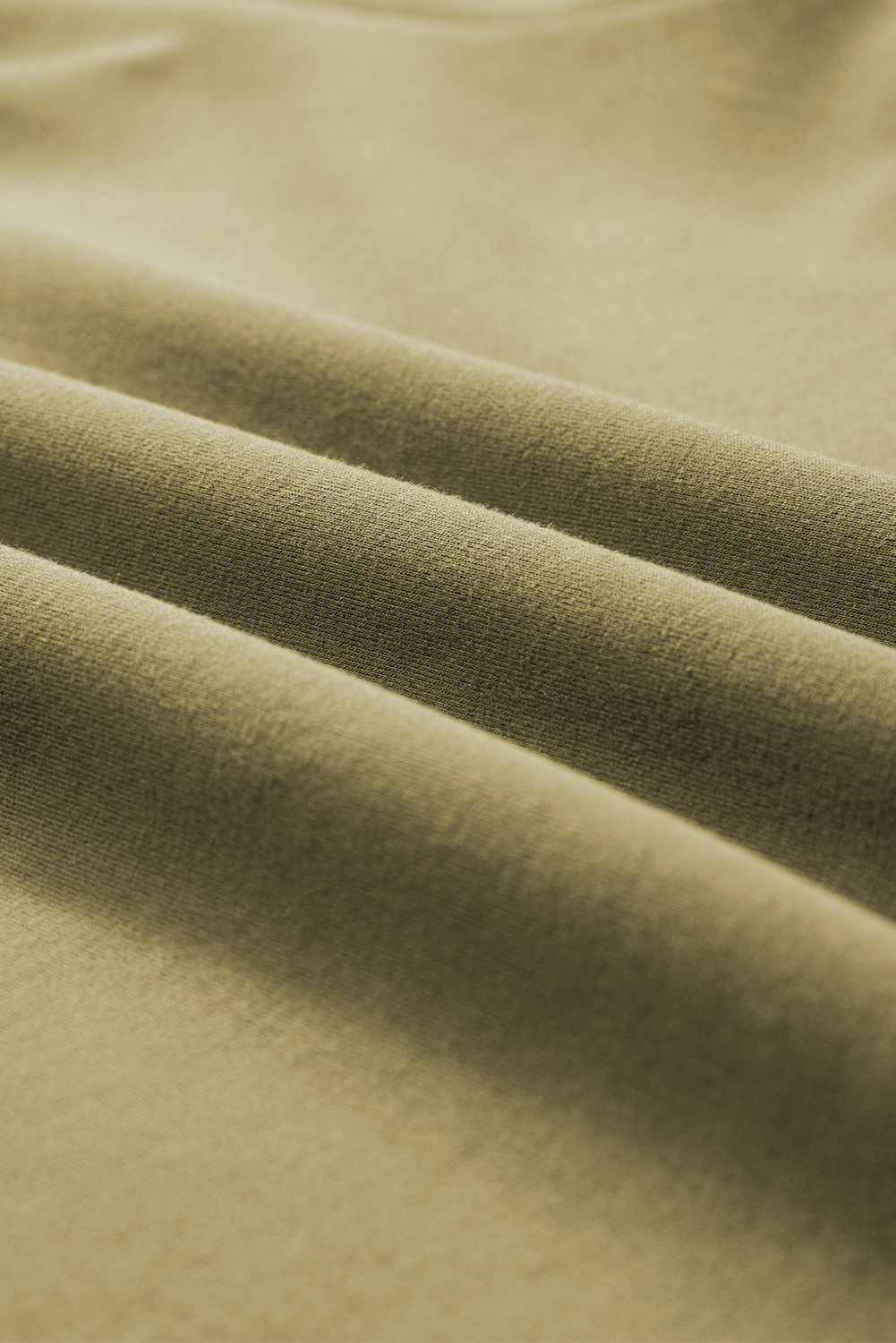 Guacamole Green Casual Rivet Round Neck T Shirt