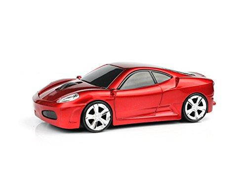 Jinfili Car Wireless Mouse Gaming Pc Optical Mice 3 Button 2.4G Mini Receiver Red for Laptop Notebook &hellip;