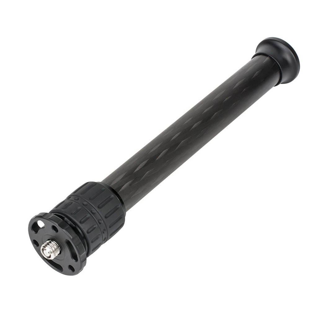 Andoer ER222C 22mm Tube Diameter Carbon Fiber Tripod Extender 2-Section Center Column Extension Tube Compatible with Zhiyun FeiyuTech hohem Handheld Gimbals All Tripods Max. Load Capacity 5kg