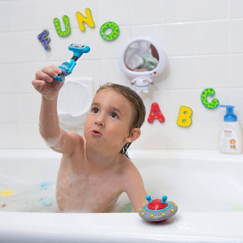 Nuby Mirror Bath Toy Set - Astronaut
