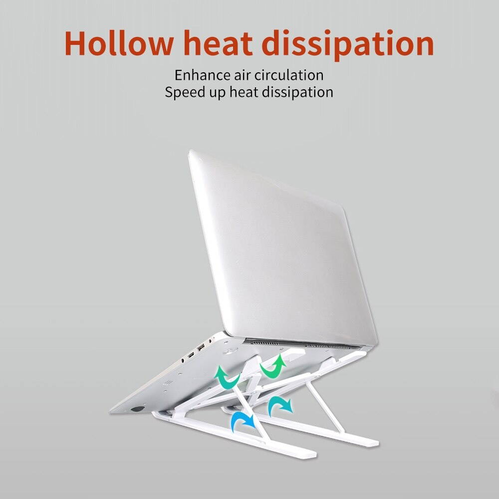 Holder Ten gear Foldable Notebook Bracket Laptop Tablet Stand Height Adjustable Folding Portable Office Holder Cooling Bracket
