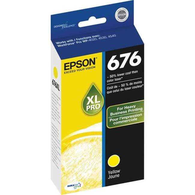 Epson Durabrite Ultra 676Xl Ink Cartridge - Yellow