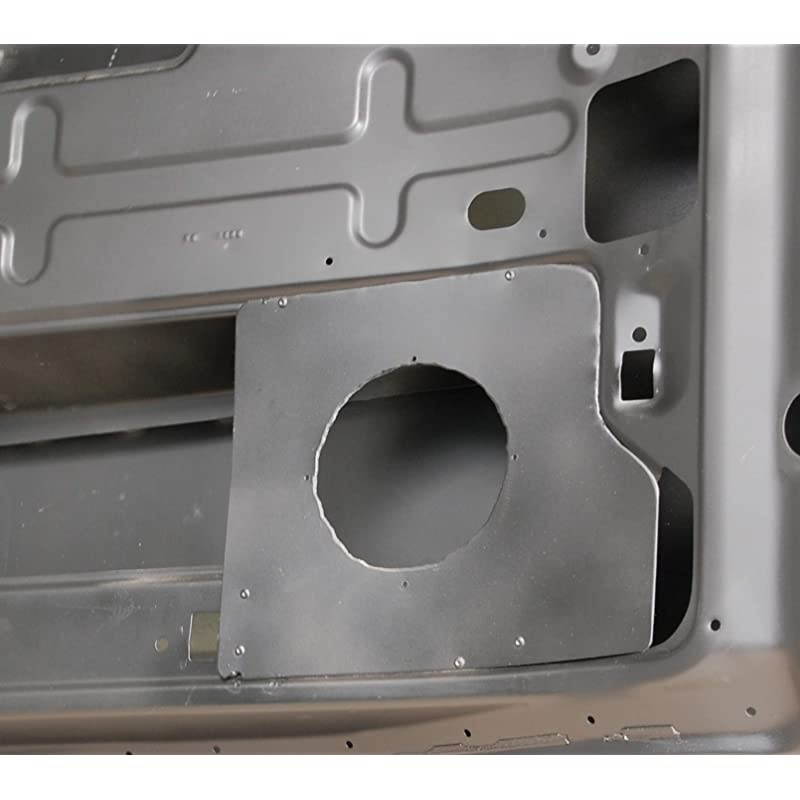 050331 Boom Mat Speaker Baffles, 6.5" Round Slim (Pack of 2), Black