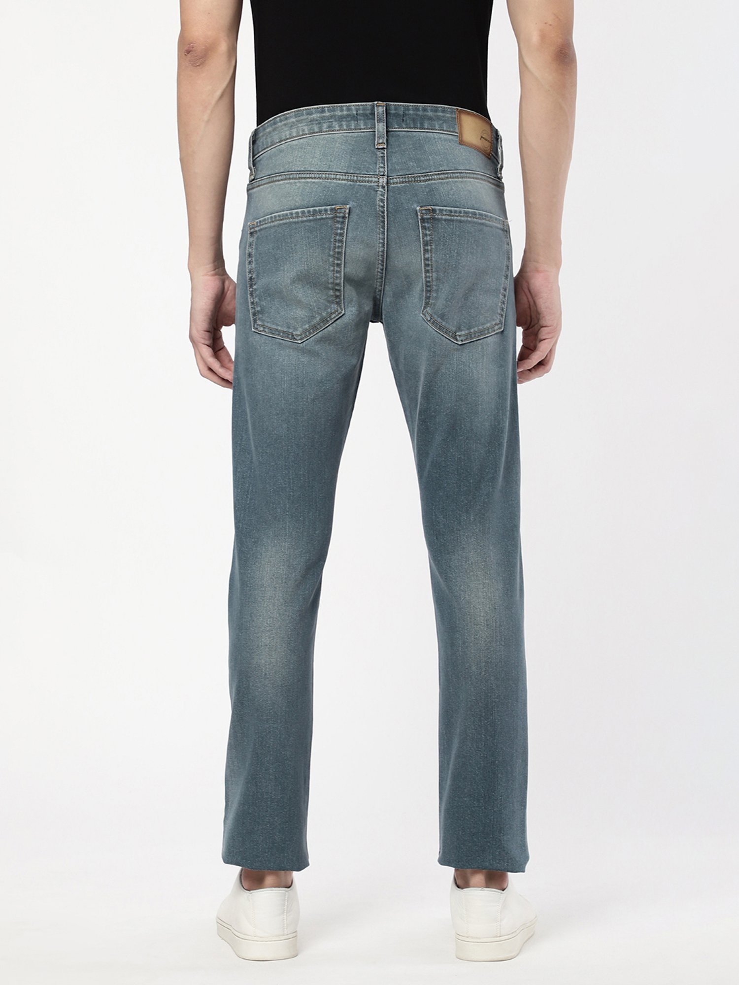 Passion Blue Slim Fit Lightly Washed Jeans