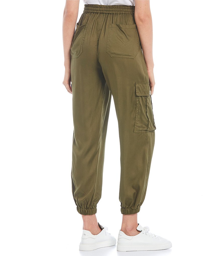 Angie High Rise Cargo Jogger Pants