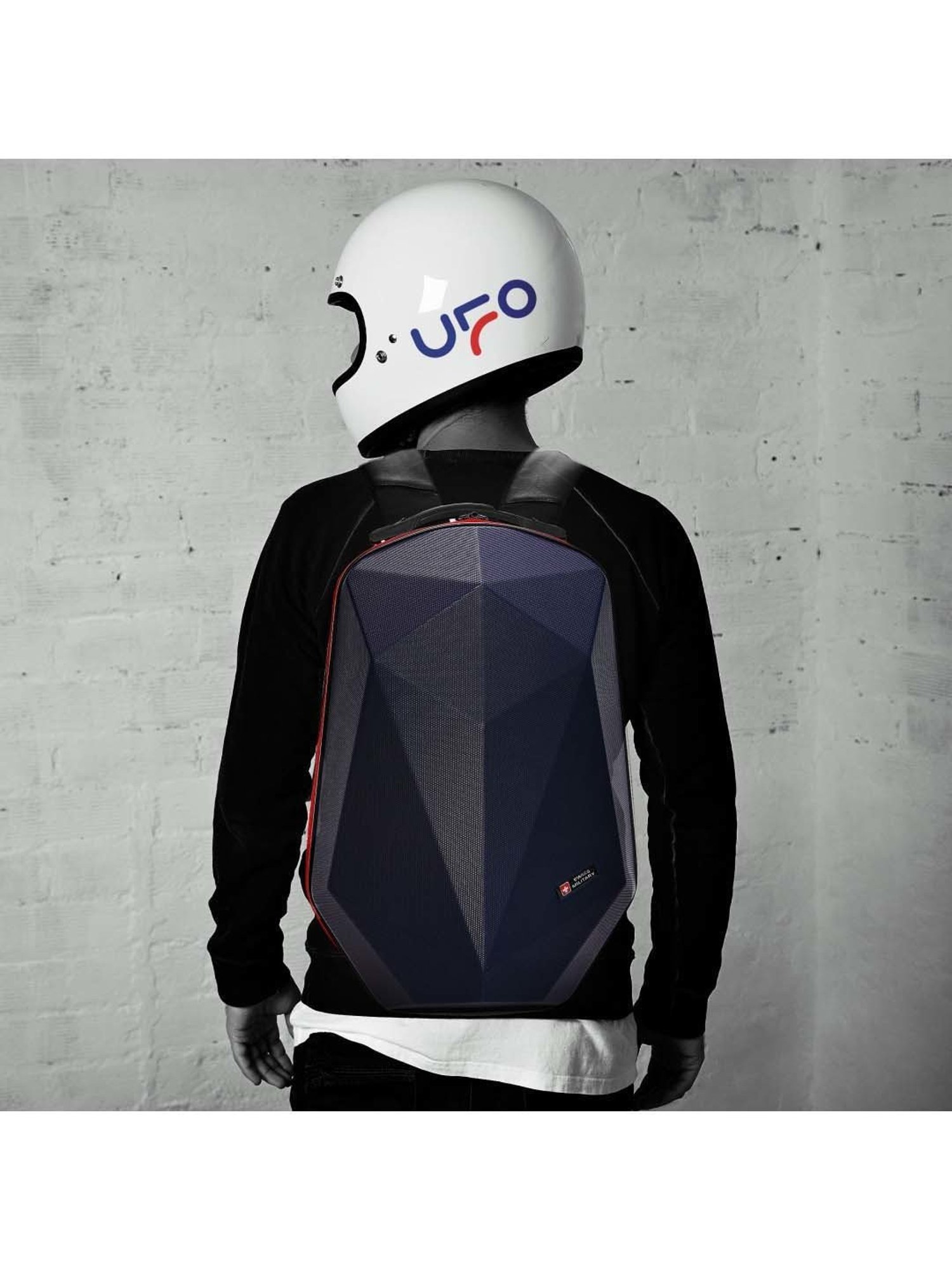 Swiss Military Alien 32 Ltrs Navy Striped Large Laptop Backpack