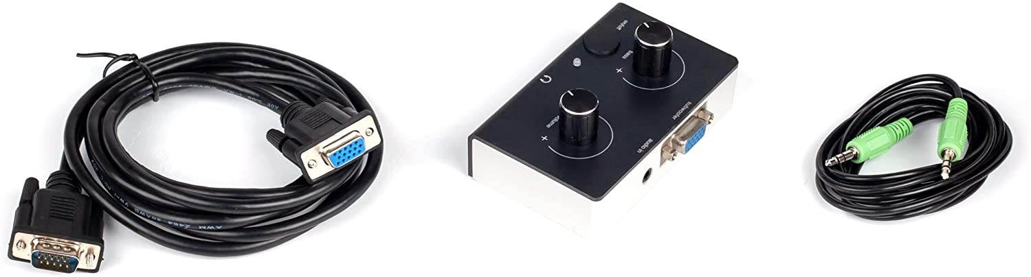 SummitLink Replacement Control Pod Black Over White for Logitech Z-2300 Computer Speakers B/W