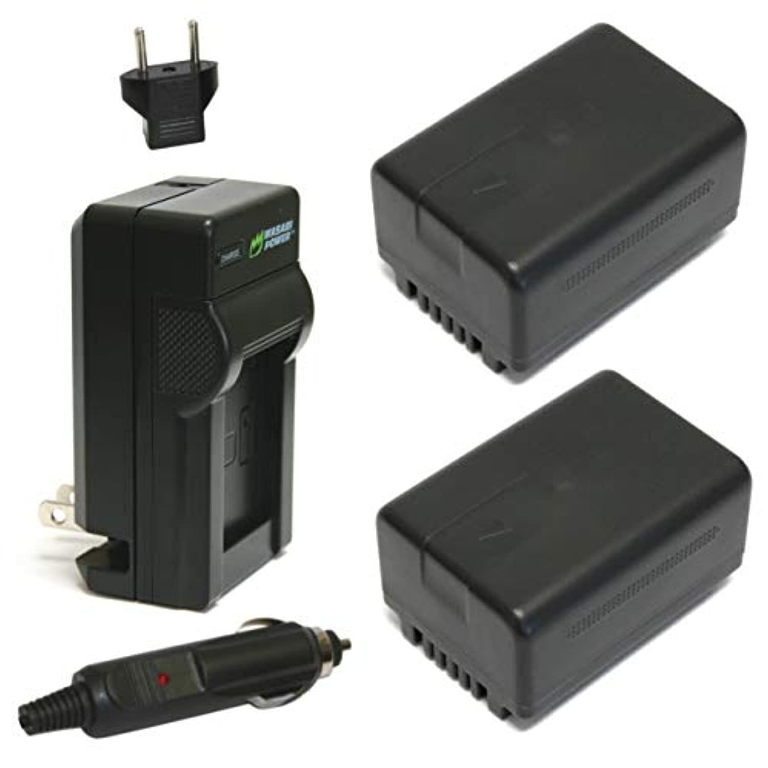 Wasabi Battery and Charger Kit for Panasonic VW-VBT190