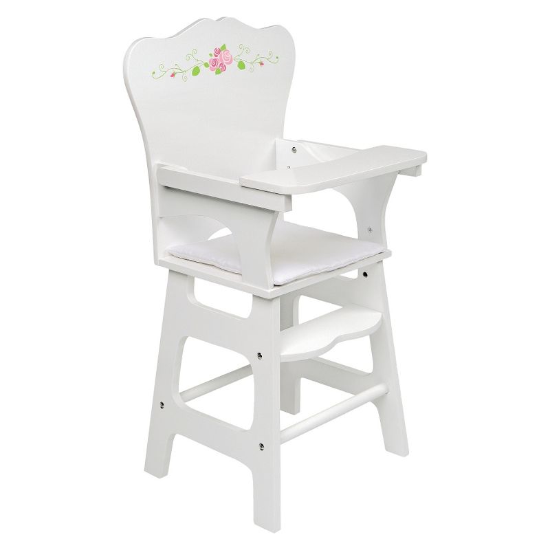 Badger Basket White Rose Doll High Chair