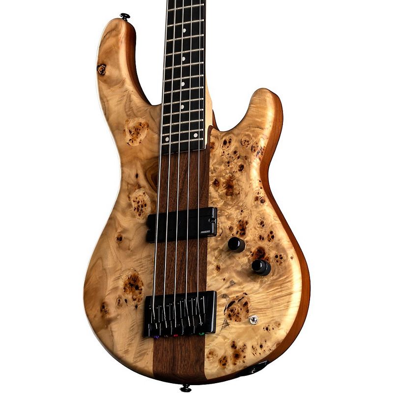 Dean Edge Pro Select Burled Poplar Electric Bass Satin Natural