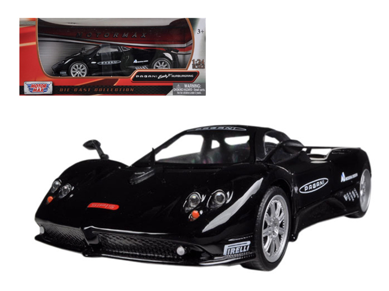 Pagani Zonda Revolucion Purple Metallic and Carbon with Extra Wheels 1/64 Diecast Model Car by CM Models