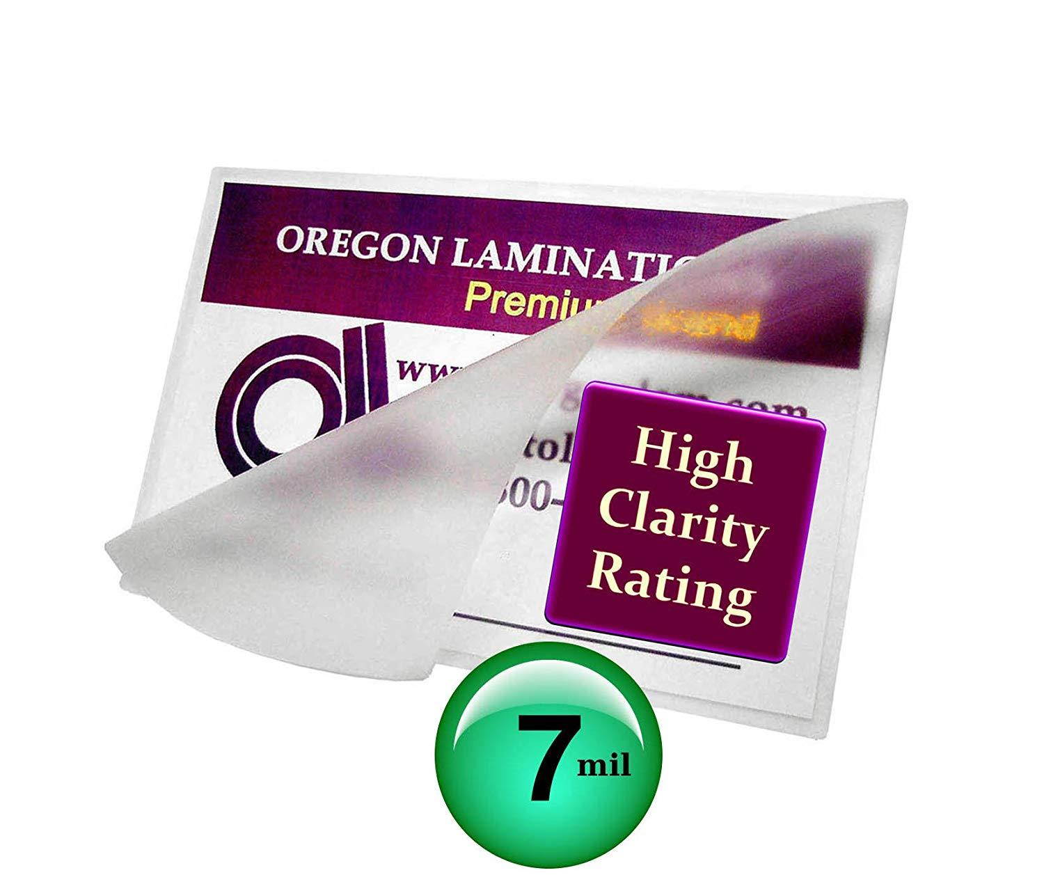 7 Mil School Card Laminating Pouches 2-1/2 x 3-5/8 Hot Laminator Sleeves qty 100