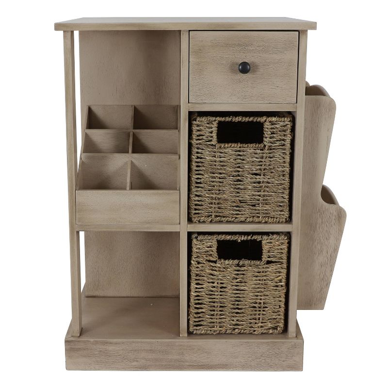 Nora Accent Table Stand White - Décor Therapy