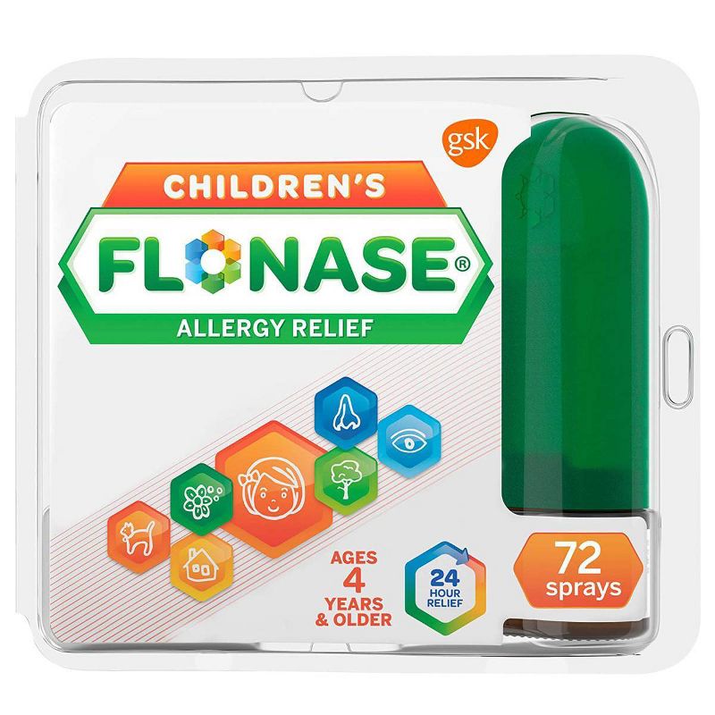 Flonase Children's Allergy Relief Nasal Spray - Fluticasone Propionate - 72 sprays - 0.38 fl oz