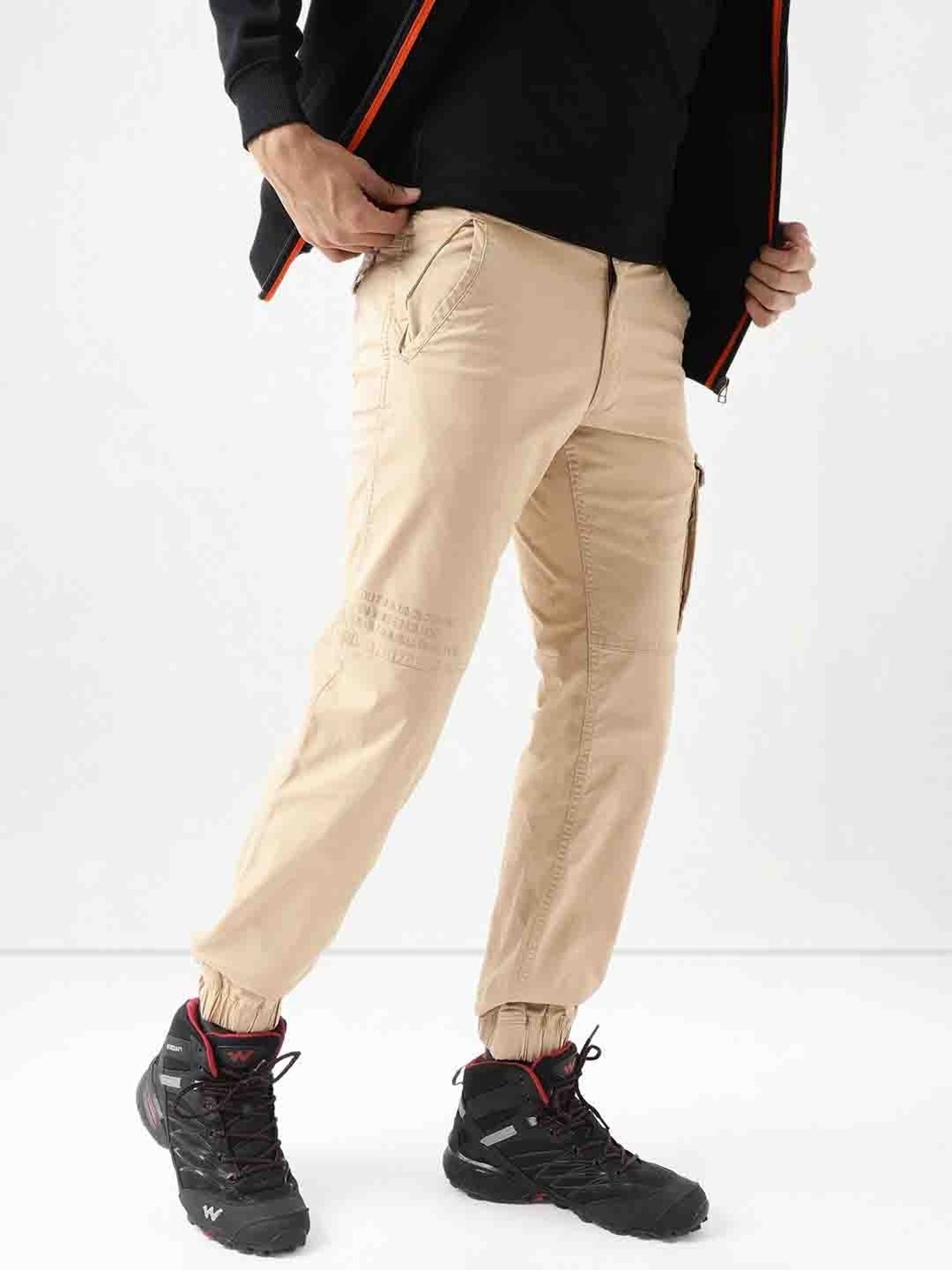 Wildcraft Light Khaki Regular Fit Cargos