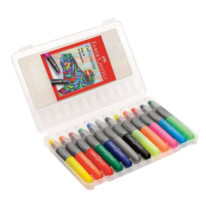 12ct Gel Crayons with Storage Case - Faber-Castell