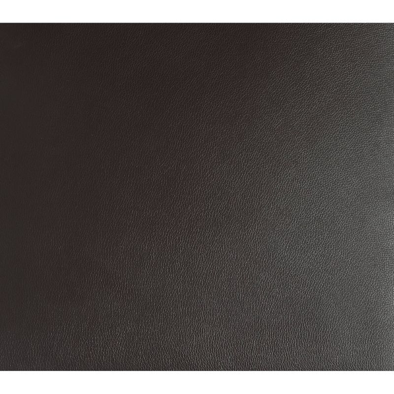 Set of 2 25.5" Liam Leather Counter Height Barstool Chocolate Dark Brown - Serta