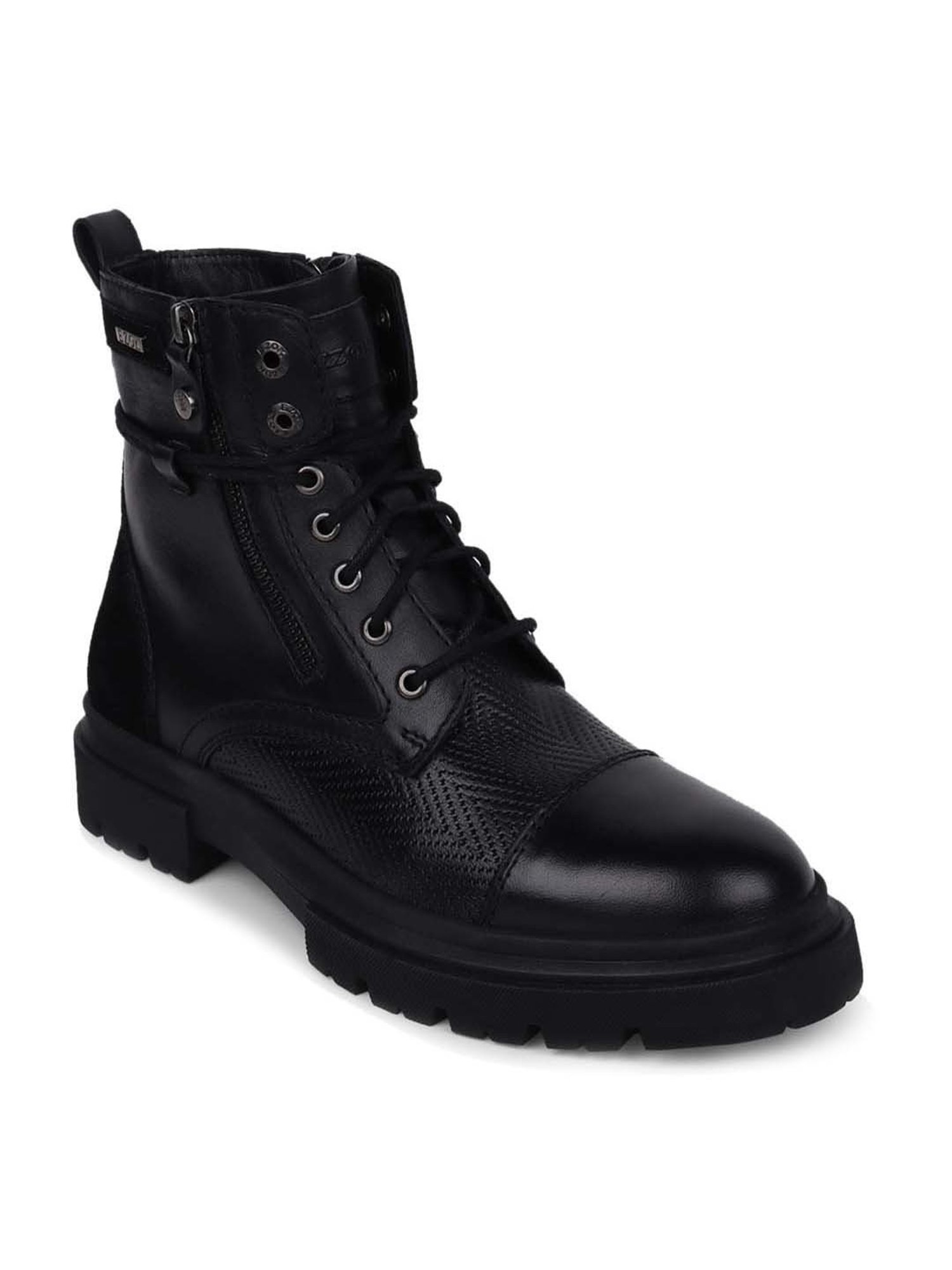 EZOK Men's Black Derby Boots