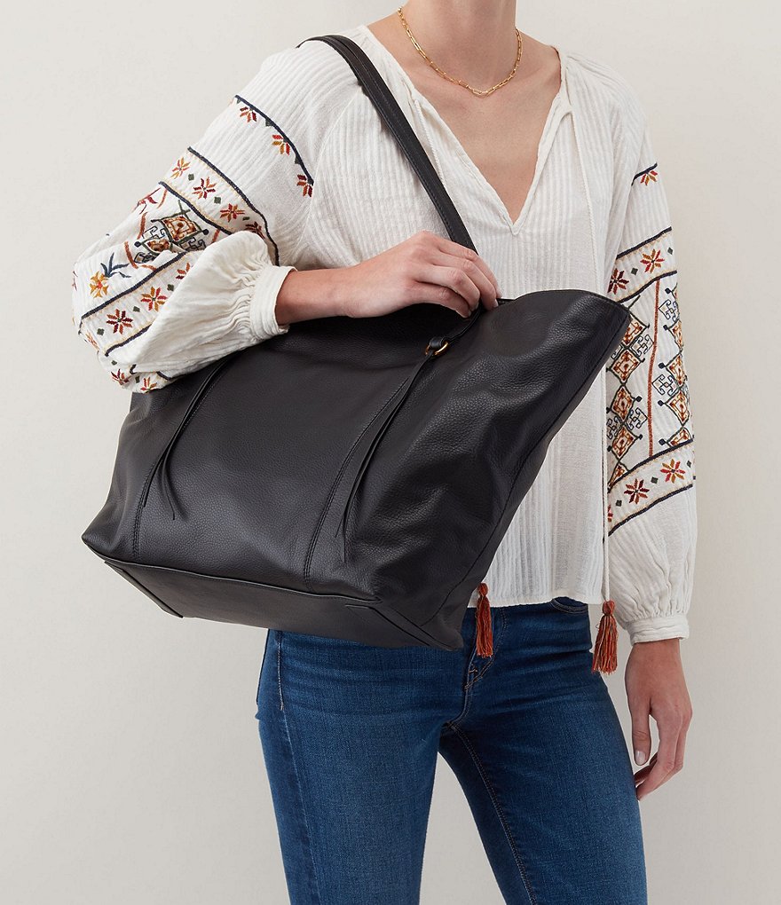 HOBO Kingston Leather Snap Tote Bag