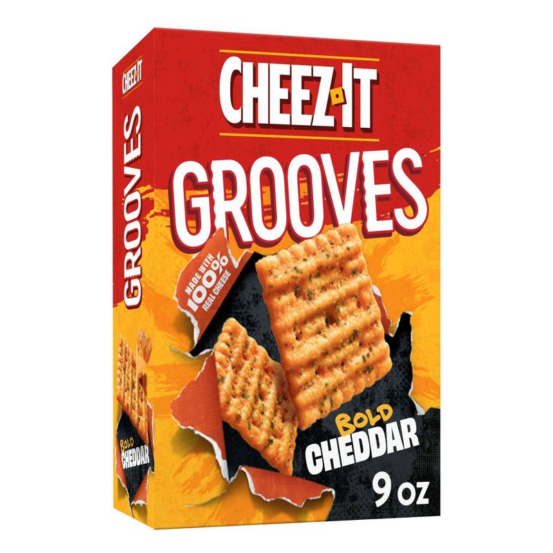 Cheez-It Grooves Original Cheddar Crackers - 9oz