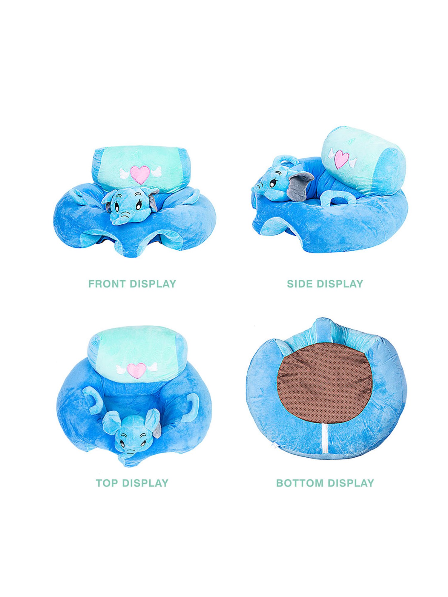 Baby Moo Elephant Love Blue Multifunctional Dining Chair