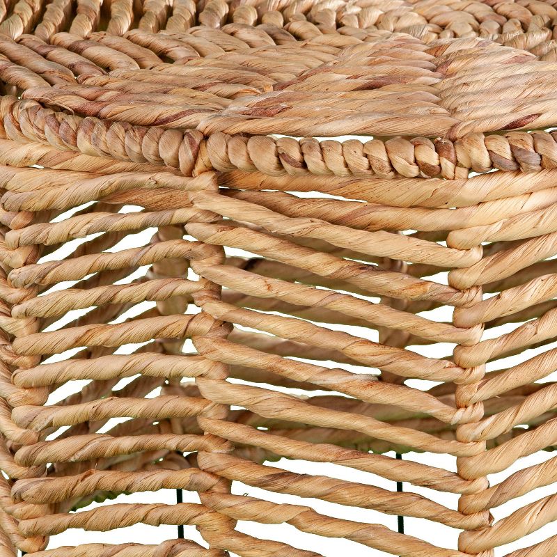 Corto Water Hyacinth Accent Table Natural - Holly & Martin