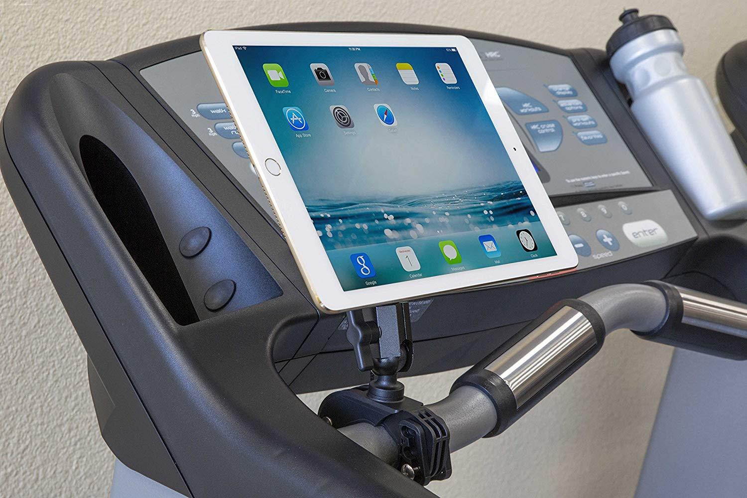 Scosche Spinning Bike MagicMount XL | Universal Magnetic Tablet Phone Mount Fitness Equipment, Elliptical Machines, Treadmills, Spin Bikes Cycle Trainers