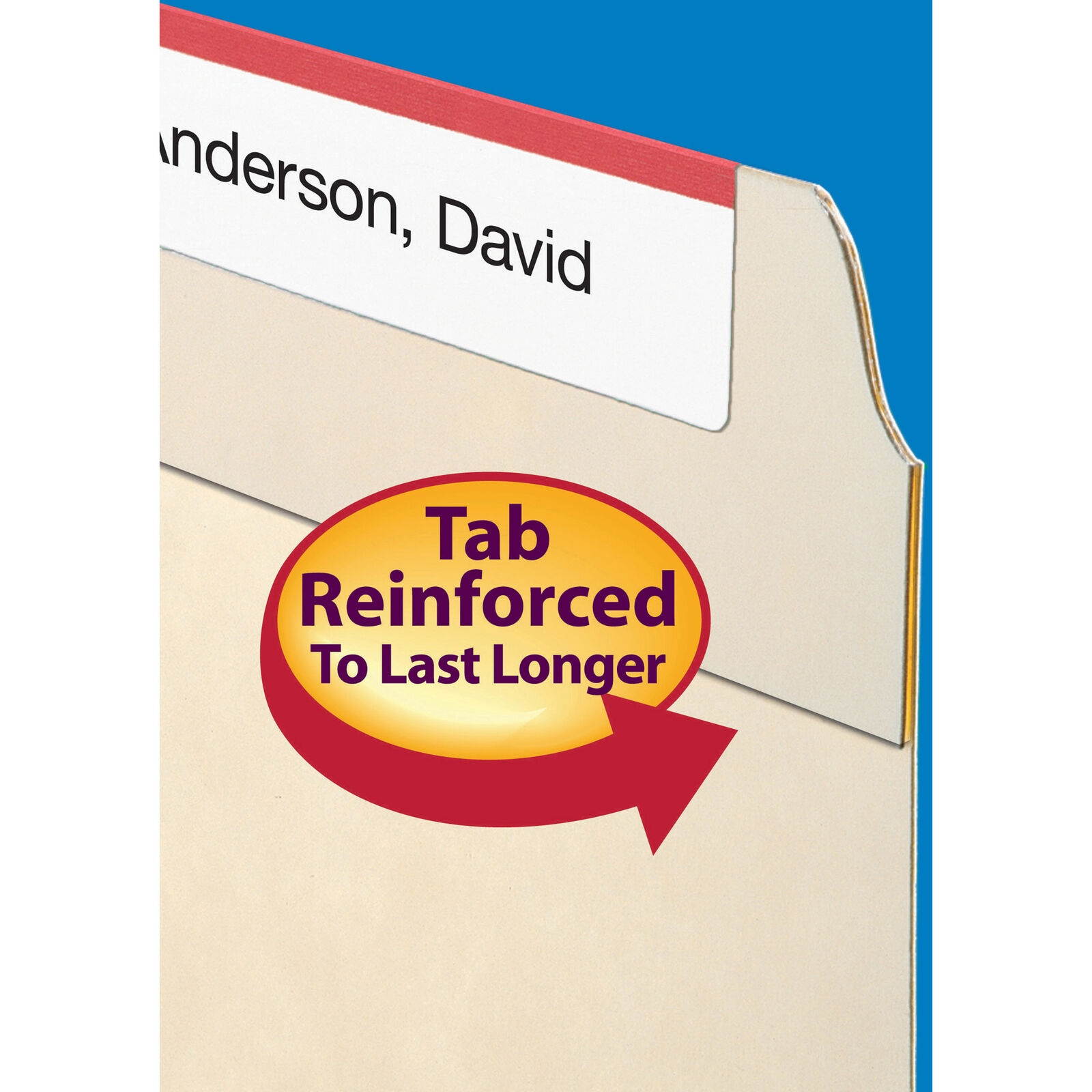 Smead Fastener File Folder 14538 - Letter - 8.5" X 11" - 1/3 Tab Cut - 0.75"