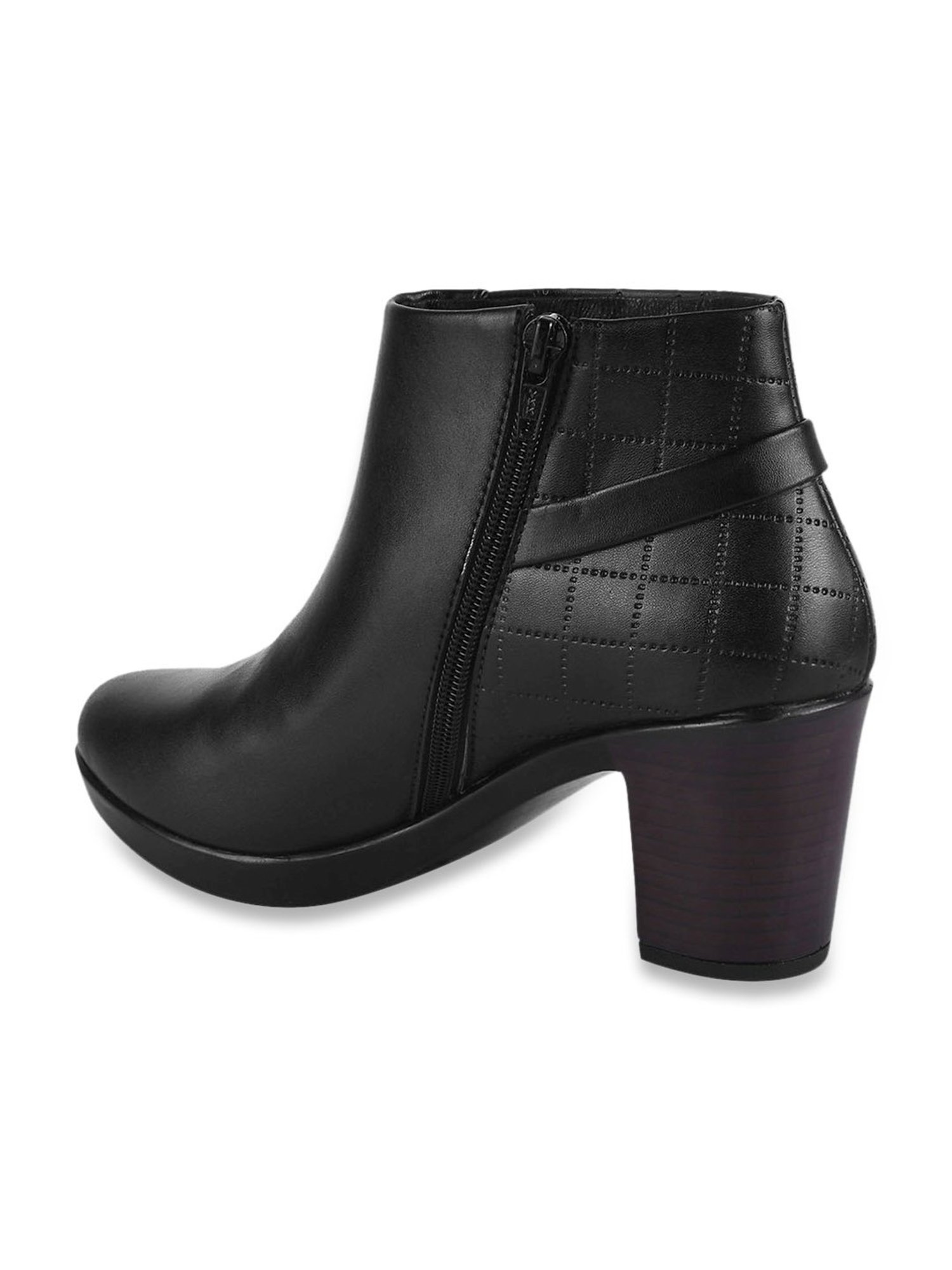 Shoetopia Women's Black Casual Boots