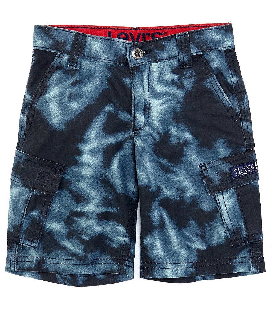Levi's&reg; Little Boys 2T-7 Tie-Dye Relaxed-Fit Cargo Shorts