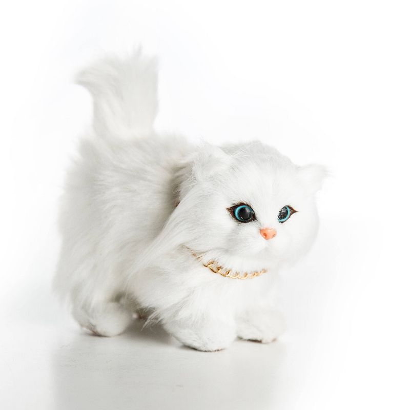The Queen's Treasures 18" Doll Pet Accessory - White Blue Eyed Cat