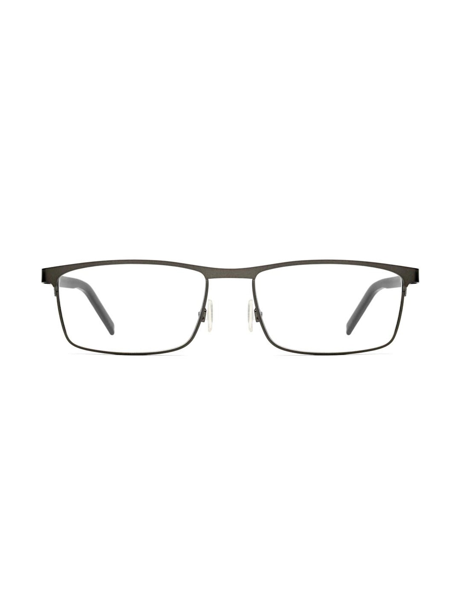 HUGO Brown Rectangular Eye Frames for Men