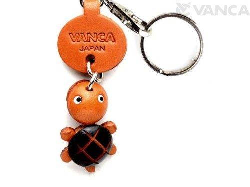 Turtle Leather Zodiac Mascot Small Keychains VANCA CRAFT-Collectible keyring
