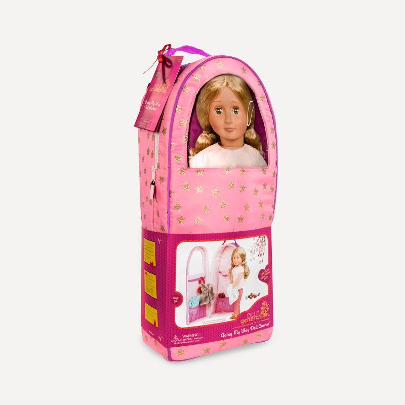 Our Generation "Going My Way" Doll Carrier - Gold Stars