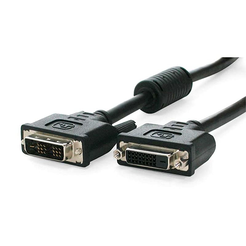 com DVI Extension Cable 10 ft Single Link Male to Female Cable 1920x1200 DVID Cable Computer Monitor Cable DVI Cord DVIDSMF10